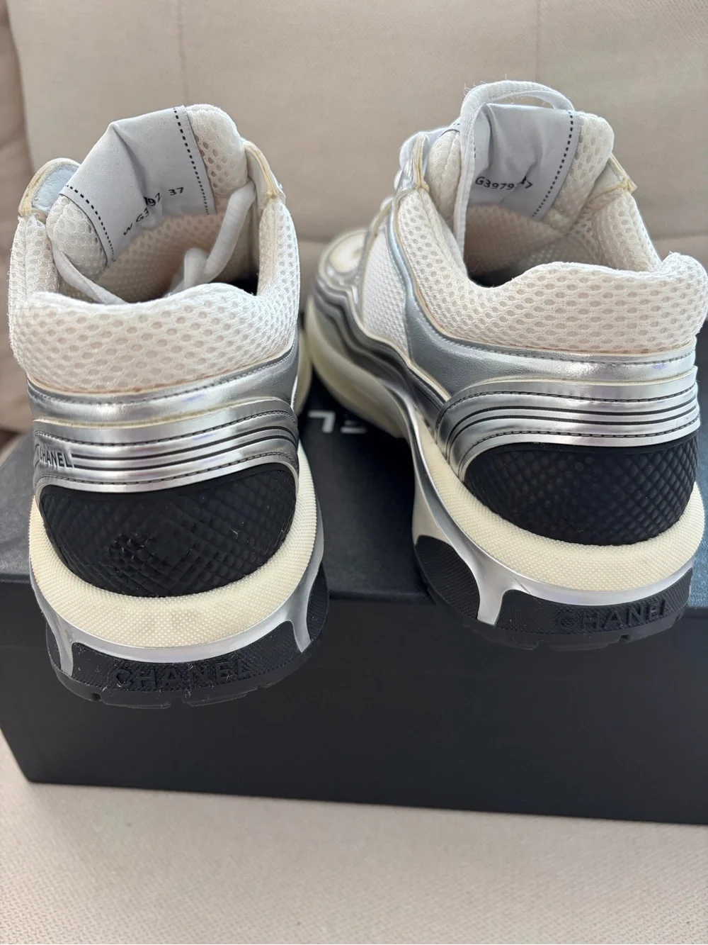 Chanel Sneakers Sz 37 - Picture 6 of 11